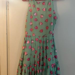 Blackmilk tea party tie back dress in size medium